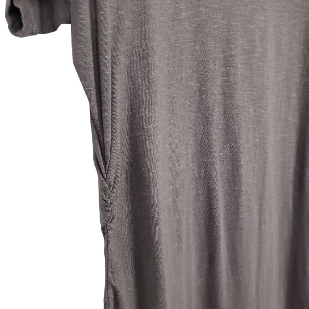 Cabelas NWT Womens Size L Dress Rosemont Side Ruched Cotton Long Lace Brown Gray - Picture 13 of 15